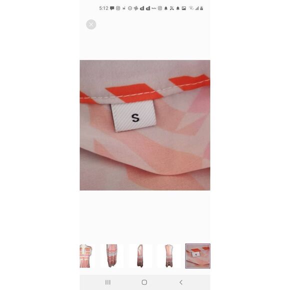 PINK & ORANGE MAXI DRESS SZ.S EUC. GORGEOUS DRESS IN EXCELLENT USED CONDITION. - Picture 8 of 8